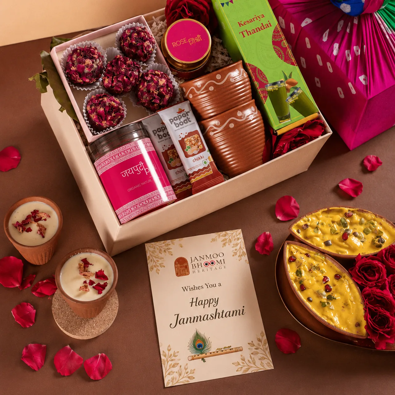 Rose Thandai Janmashtami Hamper