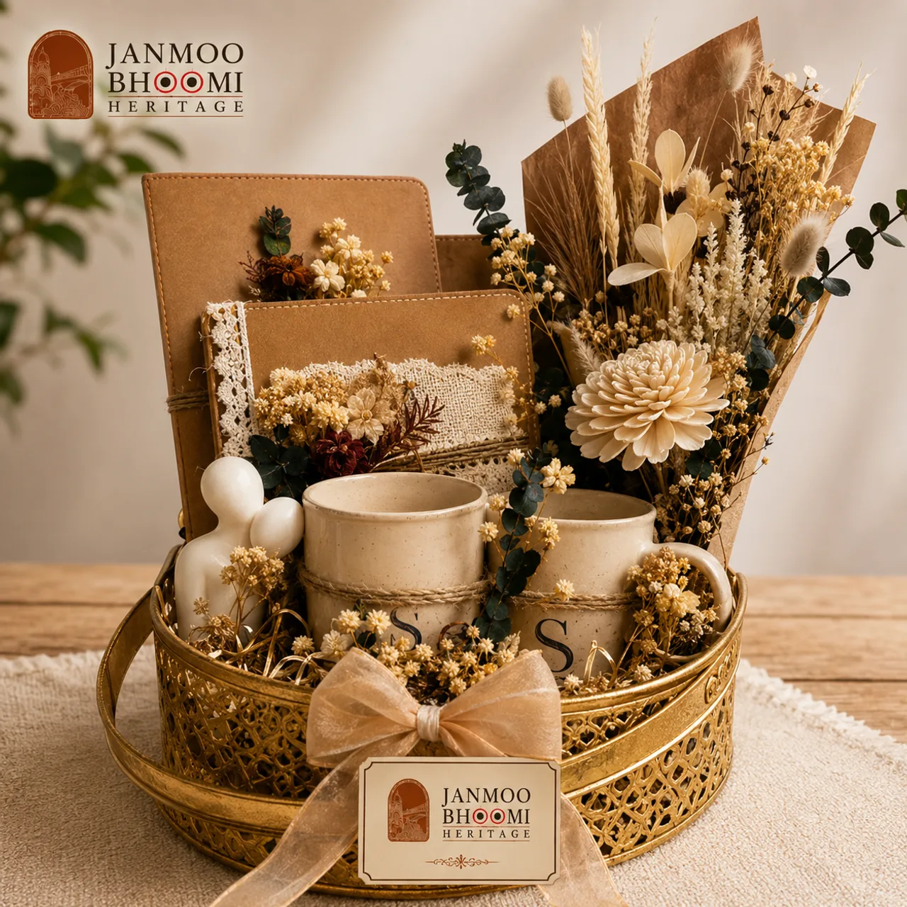 Boho Bloom Anniversary Mug Set