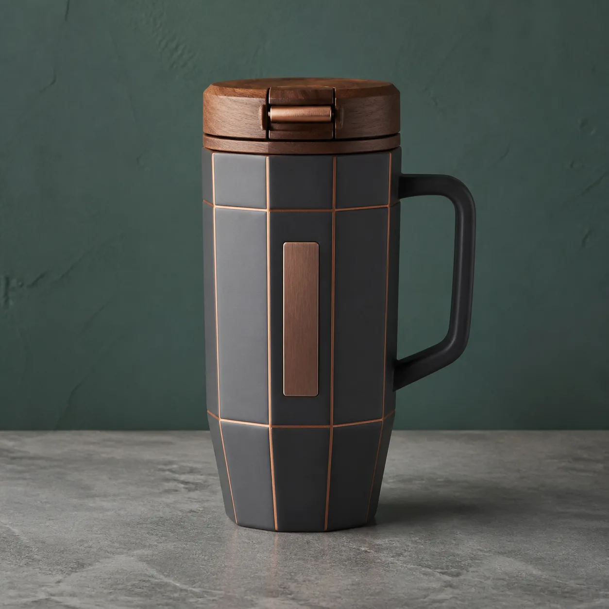 Ledger Crest Executive Travel Mug