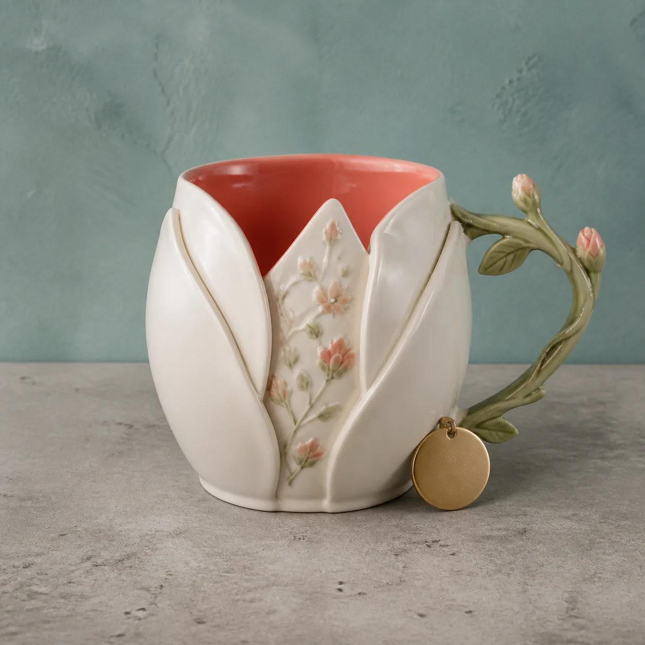Alpona Bloom Birthday Reveal Mug