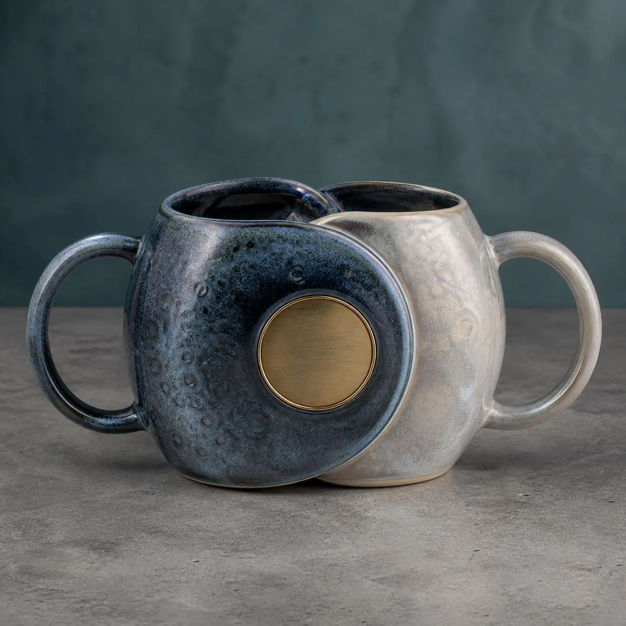 Ambar Crest Eclipse Mug Pair In One